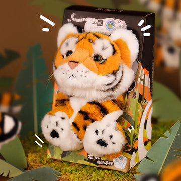 Tiger Stuffed Plush Slap Bracelet, Animal Plushies